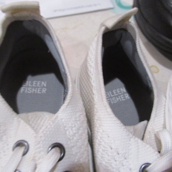 EILEEN FISHER modern Platform Sneaker 7 mesh white - Picture 2 of 7
